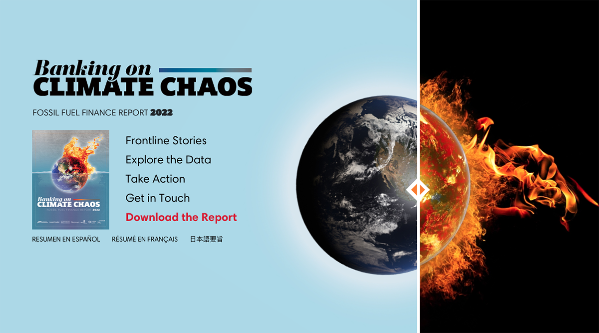 Banking on Climate Chaos 2022 - Banking on Climate Chaos